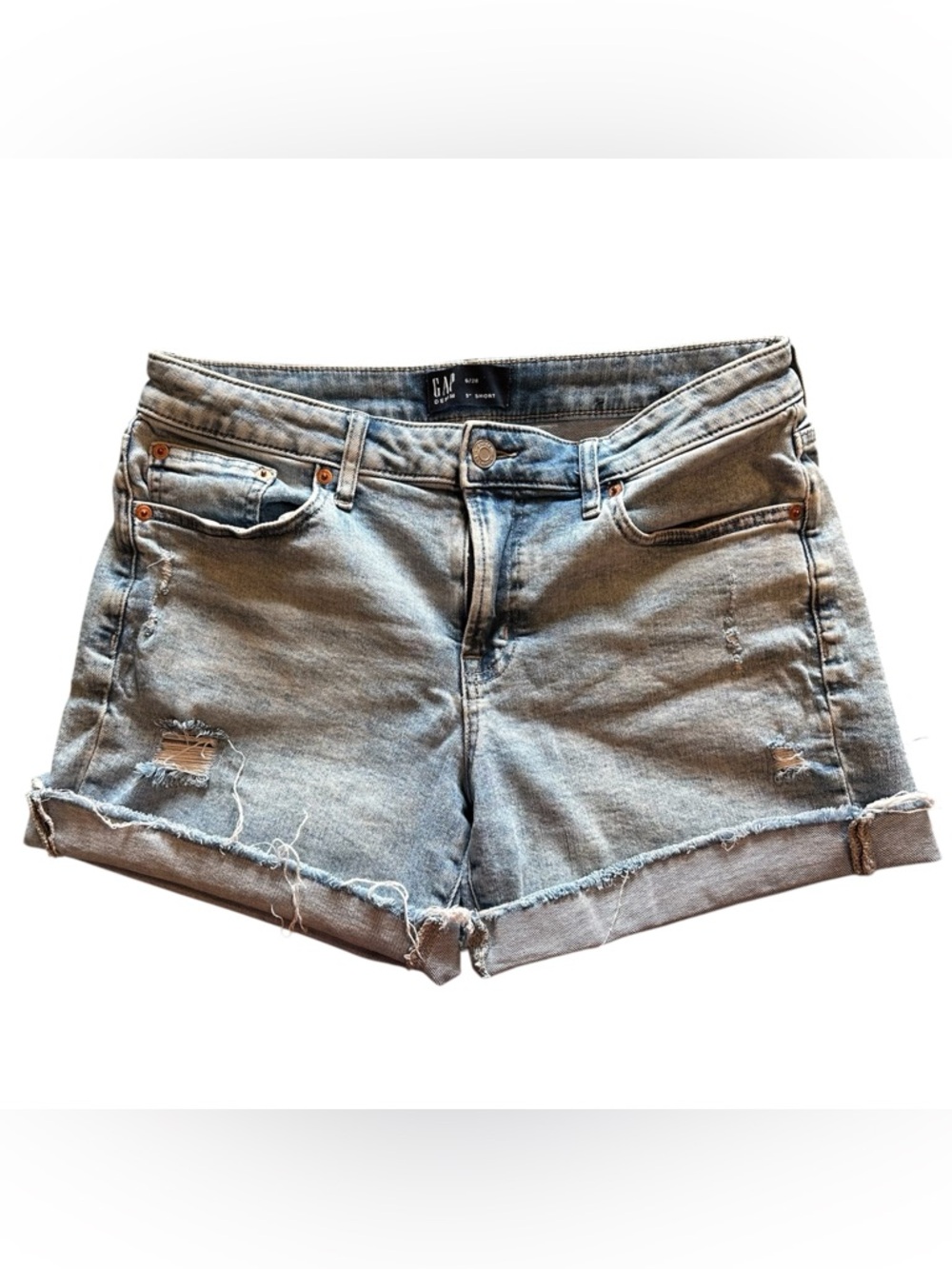 GAP 5” Mid-rise Boyfriend Shorts